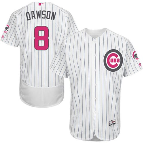 Andre Dawson Chicago Cubs white Authentic jersey