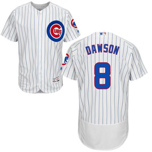 Andre Dawson Chicago Cubs white Authentic jersey
