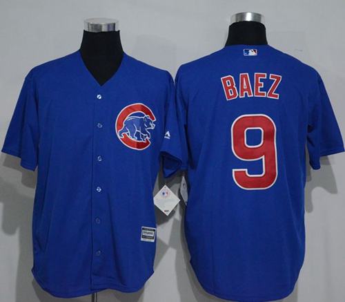 Javier Baez Chicago Cubs blue jersey
