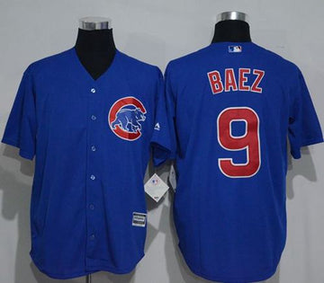 Javier Baez Chicago Cubs blue jersey