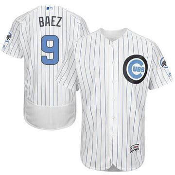 Javier Baez Chicago Cubs white Authentic jersey