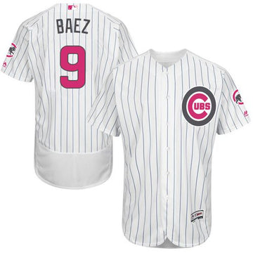 Javier Baez Chicago Cubs white Authentic jersey