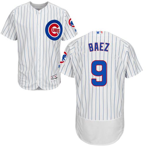 Javier Baez Chicago Cubs white Authentic jersey