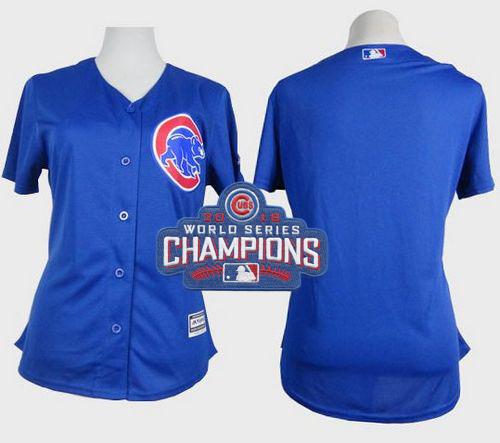 Custom Chicago Cubs blue Alternate jersey