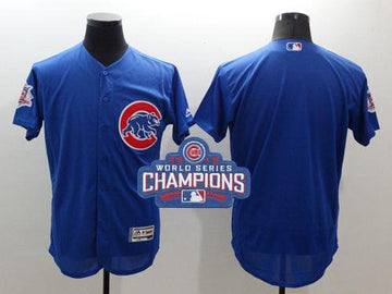 Custom Chicago Cubs blue Authentic jersey