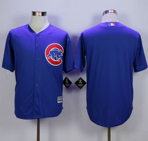Custom Chicago Cubs blue jersey
