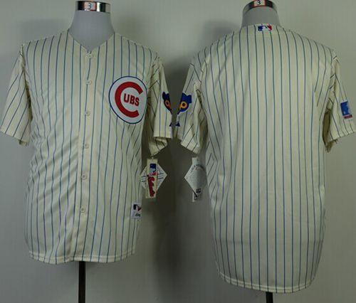 Custom Chicago Cubs cream jersey