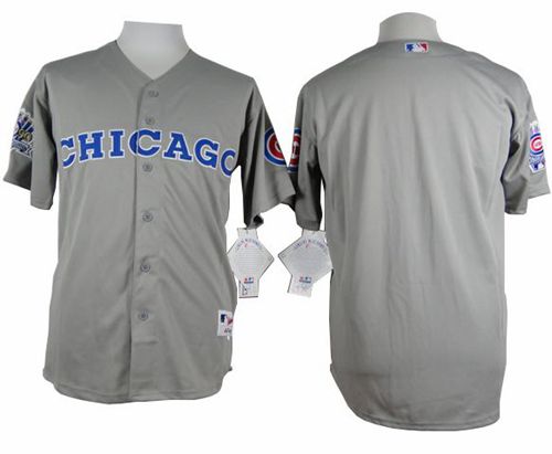 Custom Chicago Cubs grey jersey