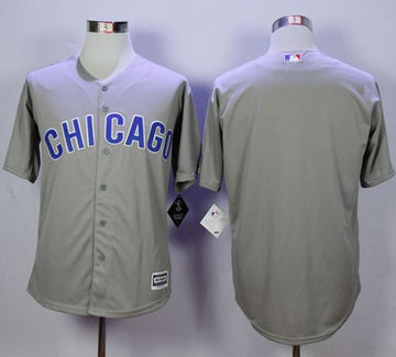 Custom Chicago Cubs grey Road jersey