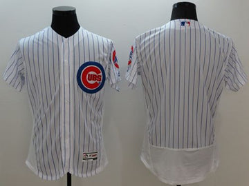Custom Chicago Cubs white Authentic jersey