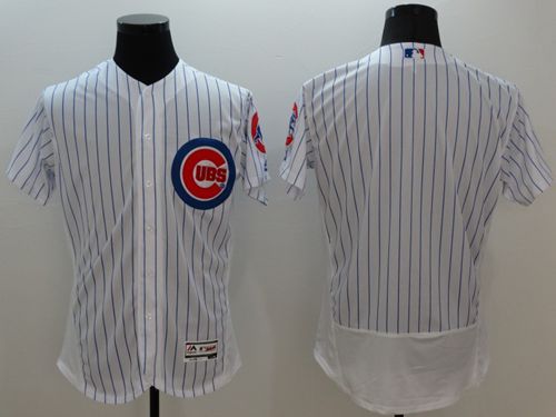 Custom Chicago Cubs white Authentic jersey