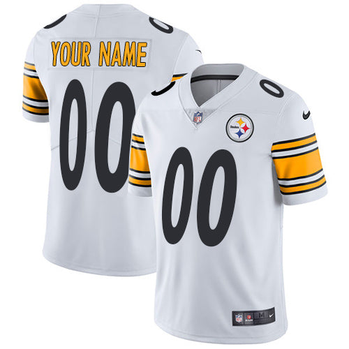 Custom Pittsburgh Steelers white jersey