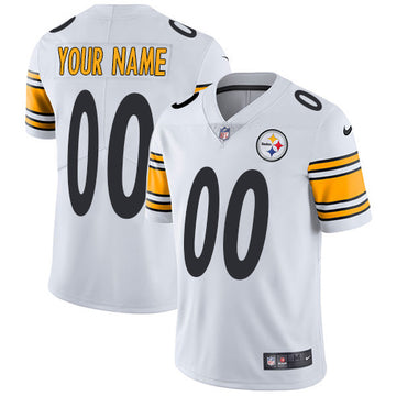 Custom Pittsburgh Steelers white jersey