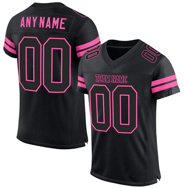 Custom black-pink jersey