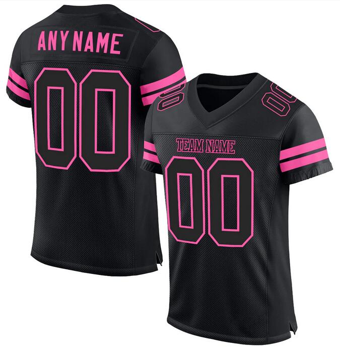 Custom black-pink jersey
