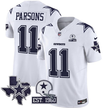 Micah Parsons Dallas Cowboys white jersey