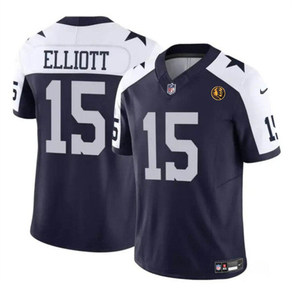 Ezekiel Elliott Dallas Cowboys navy jersey
