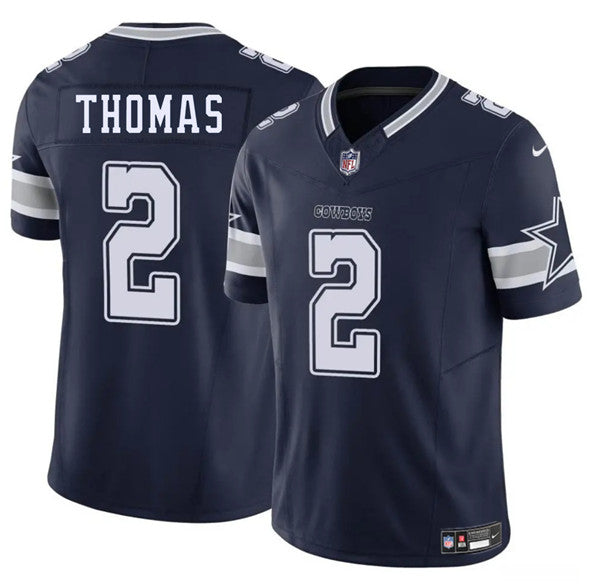 Juanyeh Thomas Dallas Cowboys navy jersey