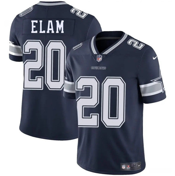Kaiir Elam Dallas Cowboys navy jersey