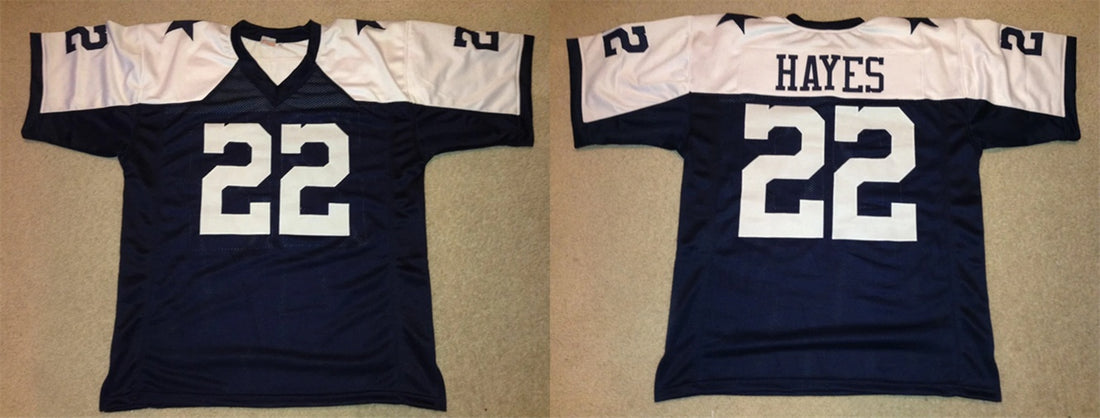 Bob Hayes Dallas Cowboys navy-white jersey