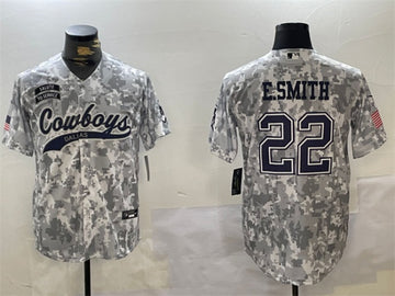 Emmitt Smith Dallas Cowboys camo Salute To Service jersey