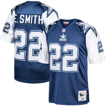 Emmitt Smith Dallas Cowboys navy Throwback jersey