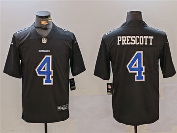 Dak Prescott Dallas Cowboys black Throwback jersey