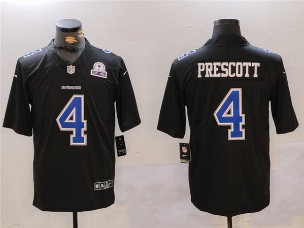 Dak Prescott Dallas Cowboys black Throwback jersey
