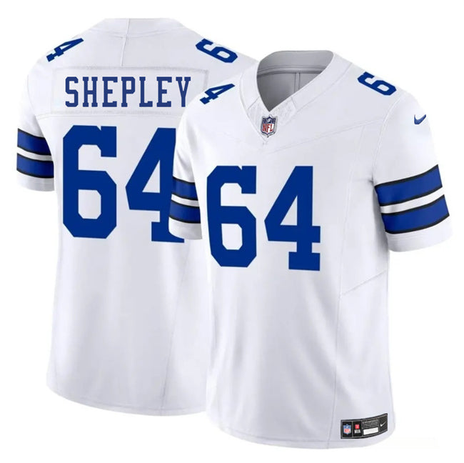 Dakoda Shepleyss Dallas Cowboys white FUSE jersey