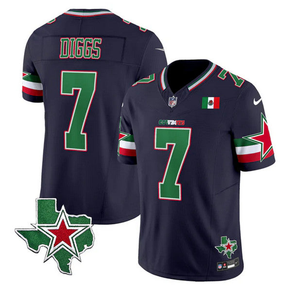Trevon Diggs Dallas Cowboys navy jersey