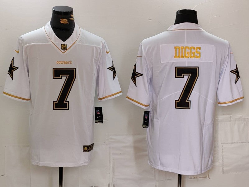 Trevon Diggs Dallas Cowboys white jersey
