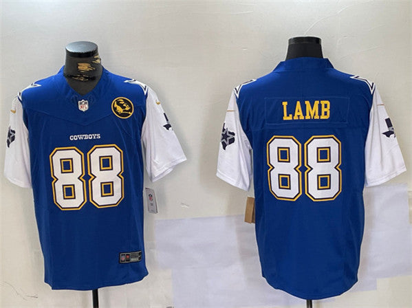 CeeDee Lamb Dallas Cowboys navy jersey