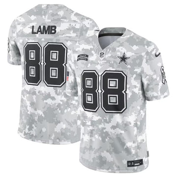 CeeDee Lamb Arctic Dallas Cowboys camo Salute To Service jersey