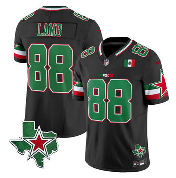 CeeDee Lamb Dallas Cowboys black jersey
