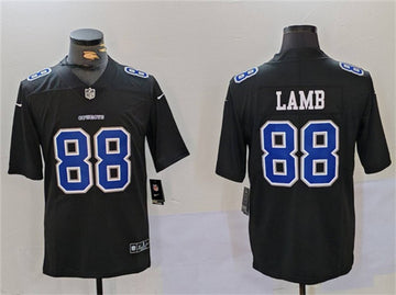 CeeDee Lamb Dallas Cowboys black Throwback jersey
