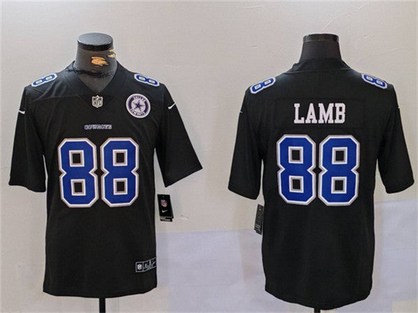 CeeDee Lamb Dallas Cowboys black Throwback jersey