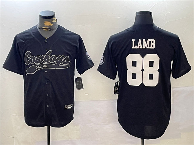 CeeDee Lamb Dallas Cowboys black jersey