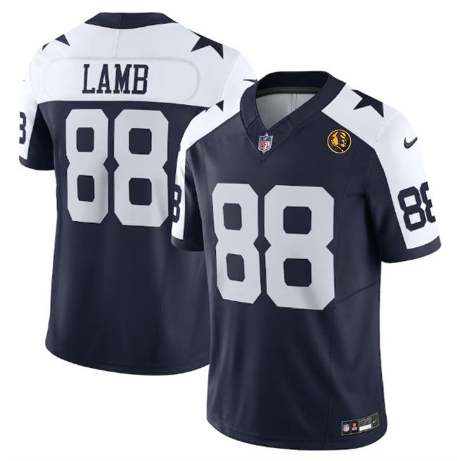 CeeDee Lamb Dallas Cowboys navy jersey