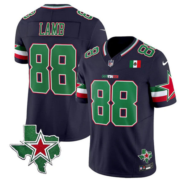 CeeDee Lamb Dallas Cowboys navy jersey