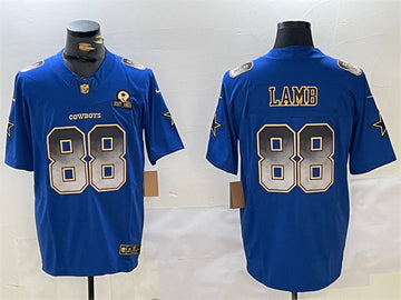 CeeDee Lamb Dallas Cowboys royal jersey