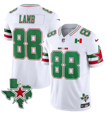 CeeDee Lamb Dallas Cowboys white jersey