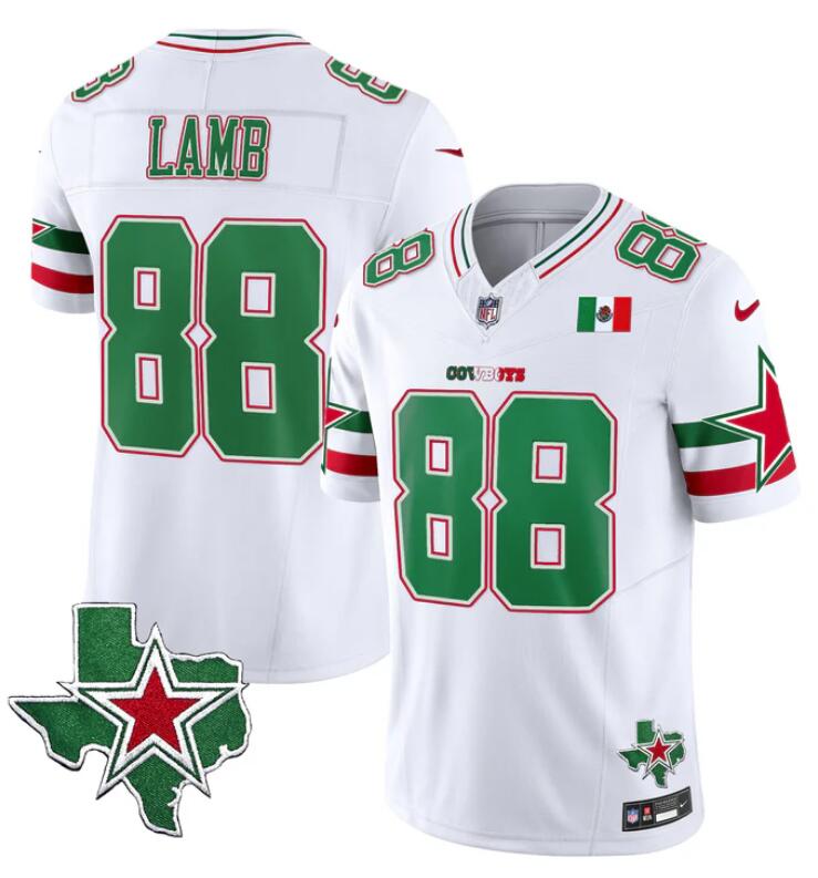 CeeDee Lamb Dallas Cowboys white jersey