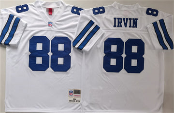 Michael Irvin Dallas Cowboys white Throwback jersey