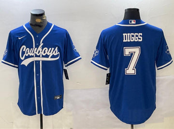 Custom Dallas Cowboys royal jersey
