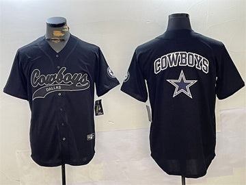 Team Big Logo Dallas Cowboys black jersey