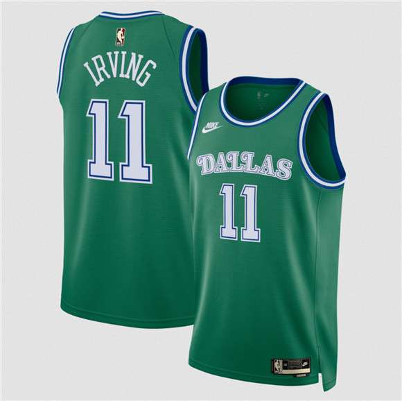 Kyrie Irving Dallas Mavericks green Classic jersey