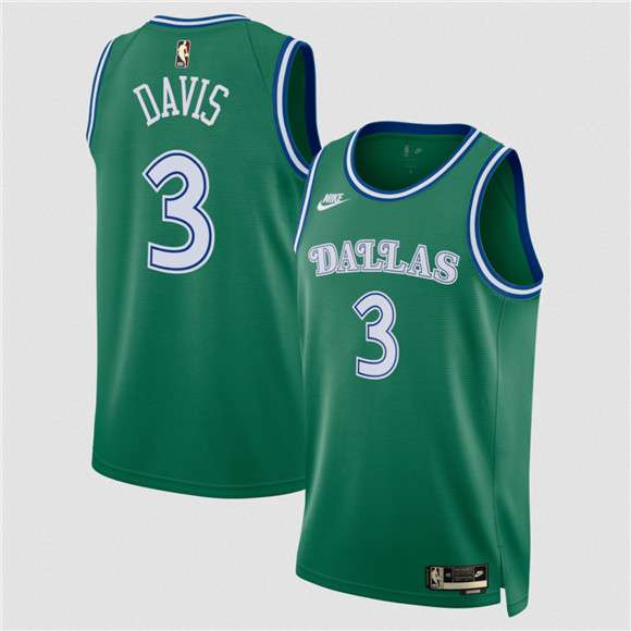 Anthony Davis Dallas Mavericks green Classic jersey