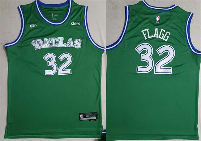 Cooper Flagg Dallas Mavericks green Classic jersey