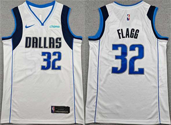 Cooper Flagg Dallas Mavericks white jersey