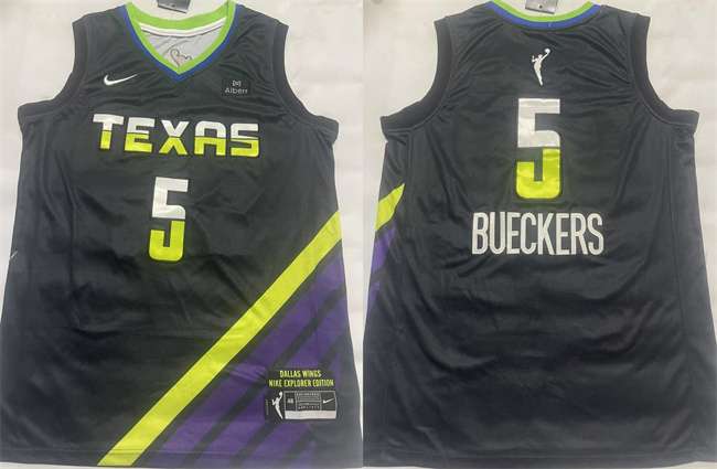 Paige Bueckers Dallas Wings black jersey